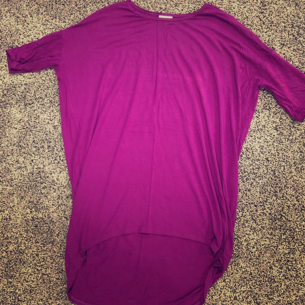 LuLaRoe purple tunic